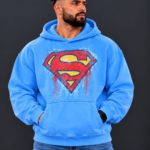 Rogue Forge Superman Graffiti Oversized Hoodie