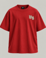 Wild Bull Stay Wild Tiger Oversized T-Shirt – Red - Image 2