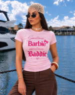 Pink Barbie Baddie Tee