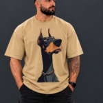 Doberman Graphic Oversized T-Shirt