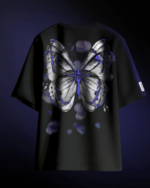 Butterfly Skeleton Graphic Casual T-Shirt