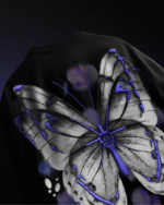 Butterfly Skeleton Graphic Casual T-Shirt - Image 2