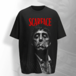 Scarface Portrait Graphic Casual T-Shirt