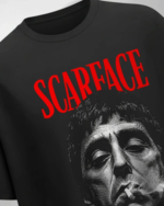 Scarface Portrait Graphic Casual T-Shirt - Image 4