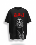 Scarface Portrait Graphic Casual T-Shirt - Image 2