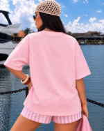 Pink Paws Club Oversized T-Shirt - Image 3
