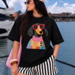 Black Paws Club Oversized T-Shirt