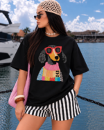 Black Paws Club Oversized T-Shirt