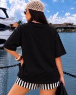 Black Paws Club Oversized T-Shirt - Image 2