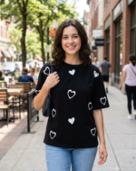 HEARTS OVERSIZED T-SHIRT - Image 3