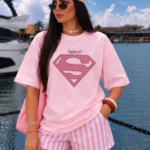 Supergirl Power Oversized T-Shirt