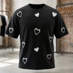HEARTS OVERSIZED T-SHIRT