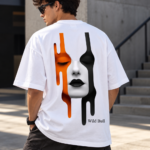 Dual Tone Face Oversized T-Shirt