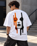 Dual Tone Face Oversized T-Shirt
