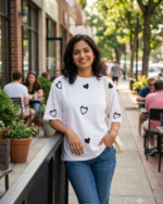 HEARTS OVERSIZED T-SHIRT - Image 5