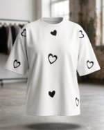 HEARTS OVERSIZED T-SHIRT - Image 4