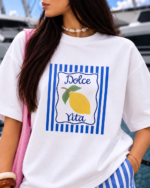 Dolce Vita Lemon Oversized T-Shirt - Image 3