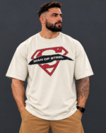 Man of Steel Oversized Graphic T-Shirt