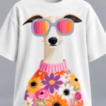Wild Pup Floral Oversized T-Shirt